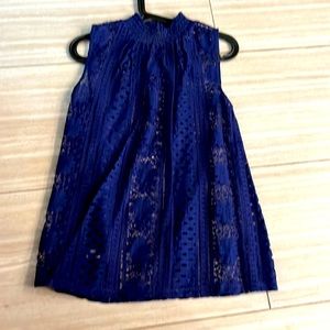 Beautiful Loft eyelet sleeveless top. Barely worn.